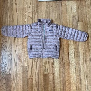 Patagonia 4T dusty mauve down sweater